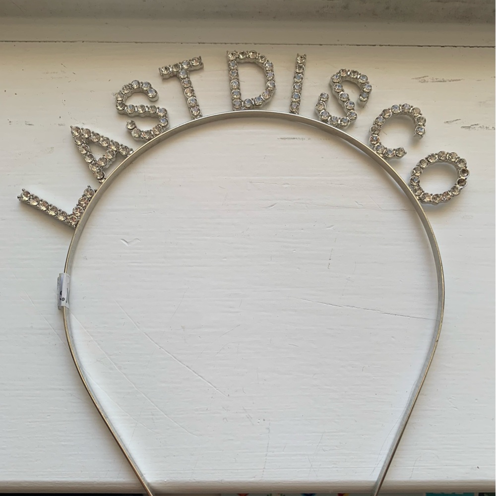 ‘Last Disco' Headband & disco ball earrings